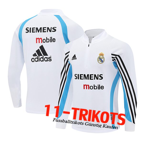 Real Madrid Trainingsanzug Weiß/Blau/Schwarz 2025/2026