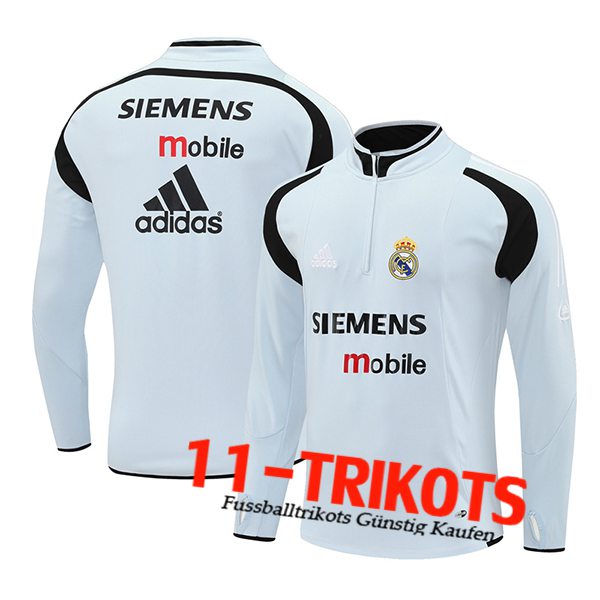Real Madrid Trainingsanzug Hellgrau 2025/2026