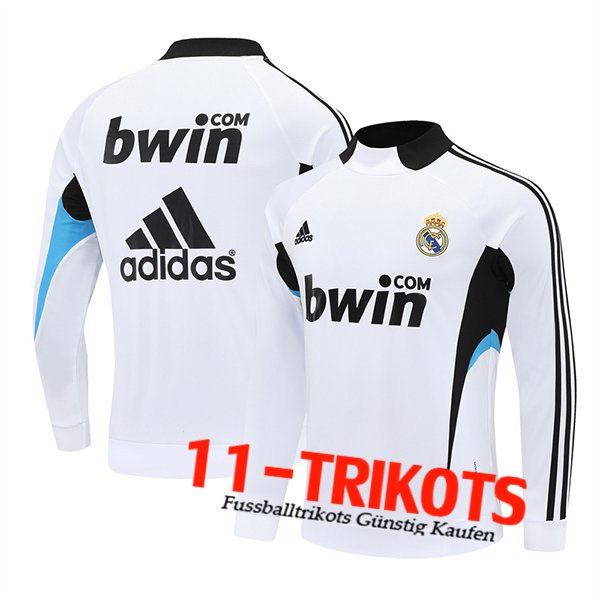 Real Madrid Trainingsanzug Weiß/Schwarz/Blau 2025/2026