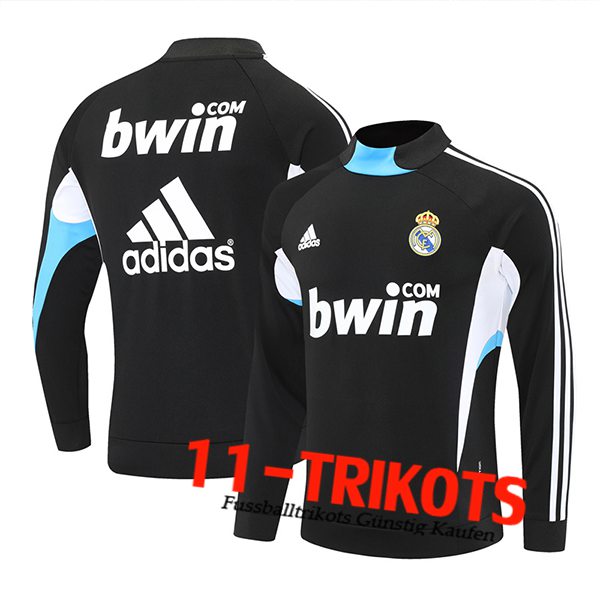 Real Madrid Trainingsanzug Schwarz/Weiß/Blau 2025/2026
