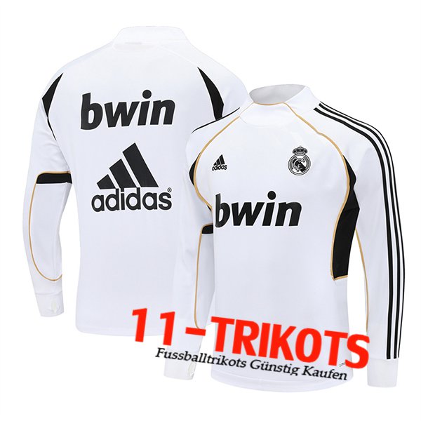Real Madrid Trainingsanzug Weiß/Schwarz/Gelb 2025/2026