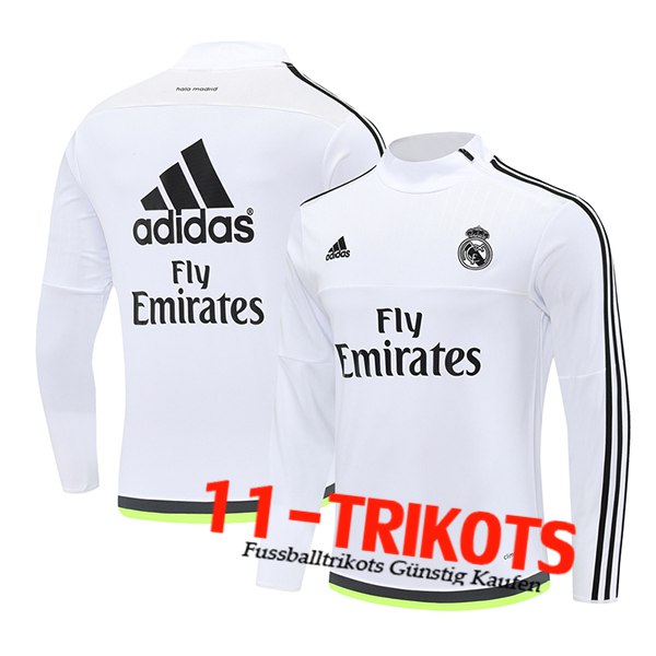 Real Madrid Trainingsanzug Weiß/Schwarz/Grün 2025/2026 -02