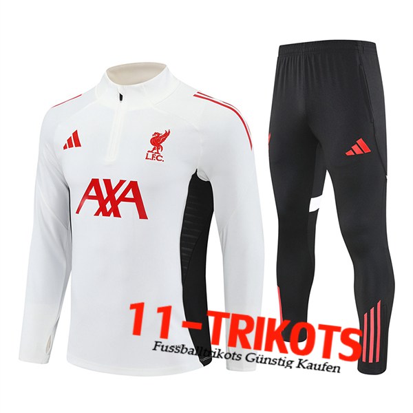 FC Liverpool Trainingsanzug Beige/Schwarz/Rot 2025/2026