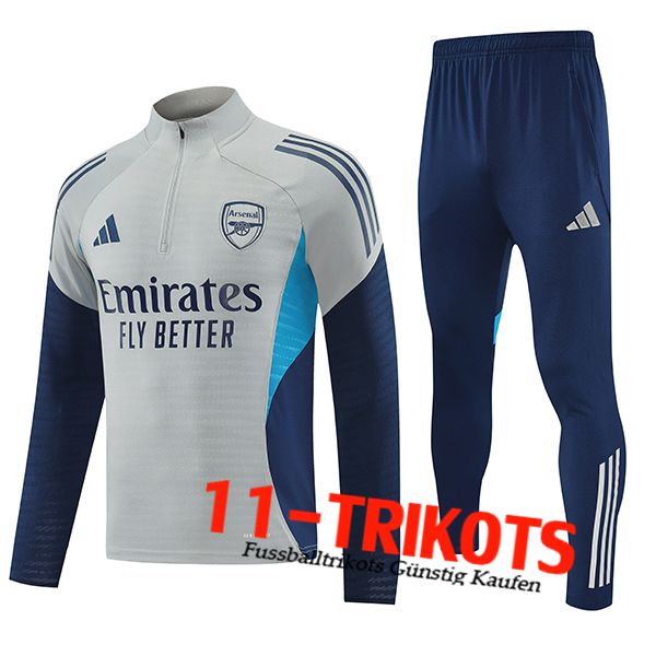 Arsenal Trainingsanzug Grau/Blau 2025/2026 -02