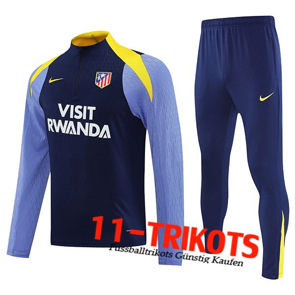 Atletico Madrid Trainingsanzug Blau/lila/Gelb 2025/2026