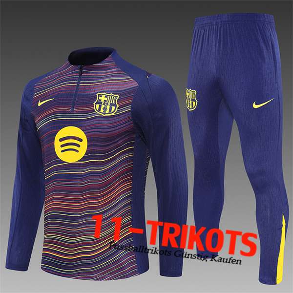 FC Barcelona Trainingsanzug Kinder lila/Gelb 2025/2026