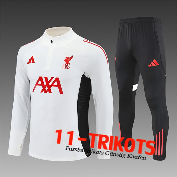 FC Liverpool Trainingsanzug Kinder Beige/Schwarz/Rot 2025/2026