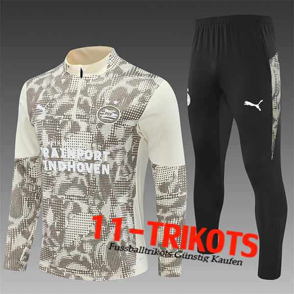 PSV Eindhoven Trainingsanzug Kinder Beige/Braun 2025/2026