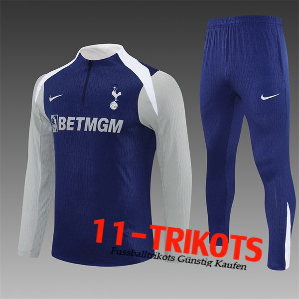 Tottenham Hotspur Trainingsanzug Kinder Blau/Grau/Weiß 2025/2026