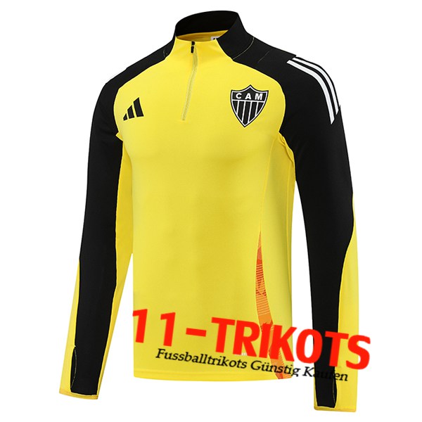Atletico Mineiro Training Sweatshirt Gelb/Schwarz 2025/2026