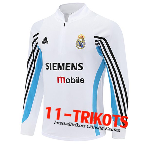Real Madrid Training Sweatshirt Training Sweatshirt Weiß/Blau/Schwarz 2025/2026