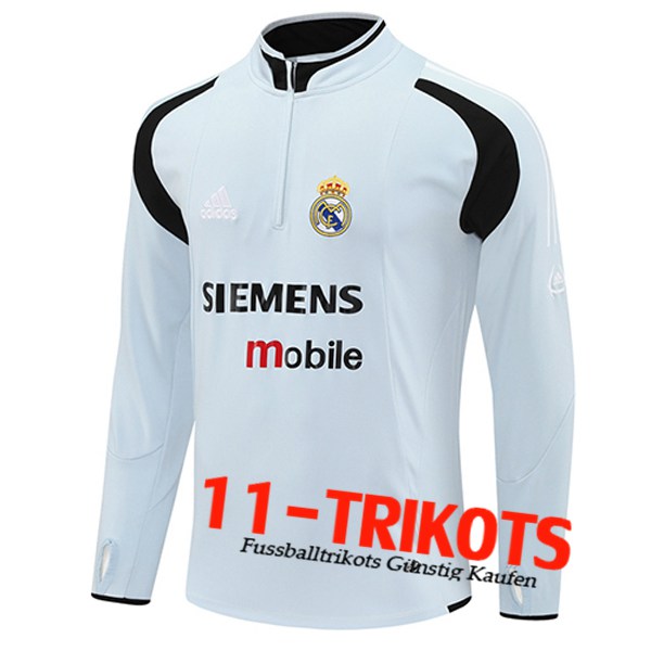 Real Madrid Training Sweatshirt Hellgrau 2025/2026