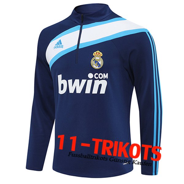 Real Madrid Training Sweatshirt Blau/Weiß 2025/2026