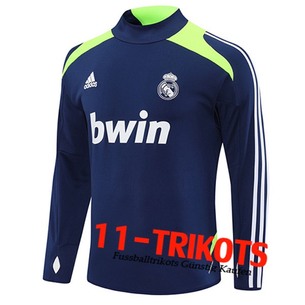 Real Madrid Training Sweatshirt Blau/Grün 2025/2026 -03