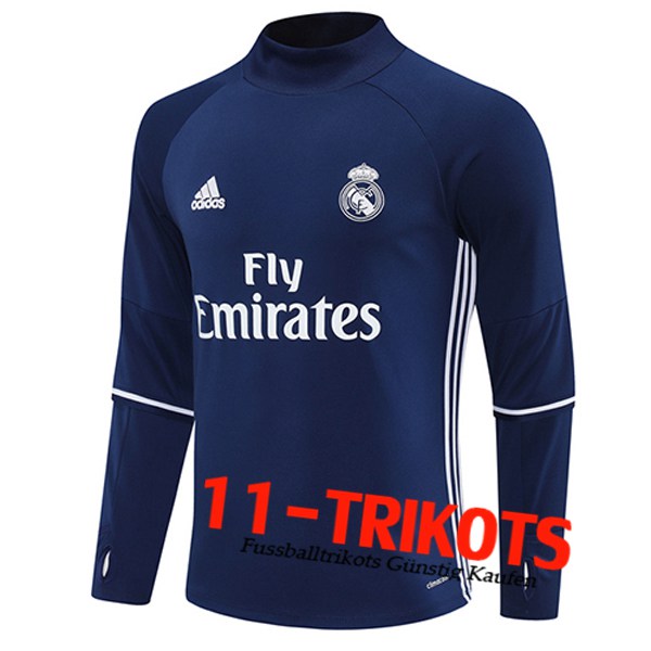 Real Madrid Training Sweatshirt Königsblau 2025/2026 -04