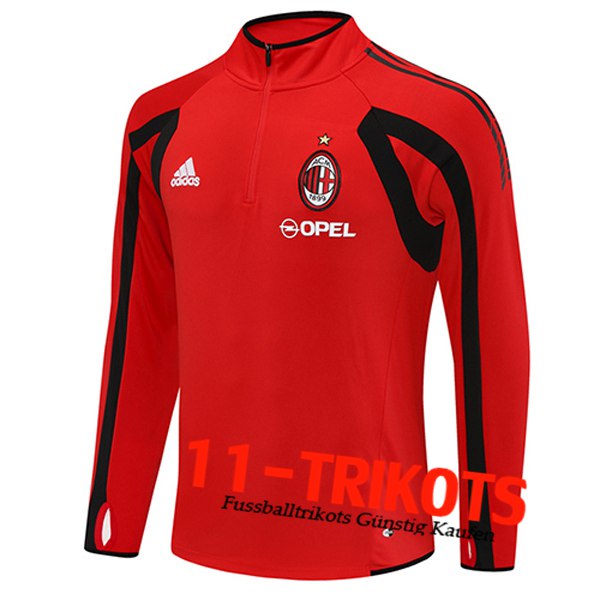 AC Milan Training Sweatshirt Rot/Schwarz 2025/2026 -02