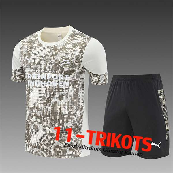 PSV Eindhoven Trainingstrikot Kinder Beige/Braun 2025/2026