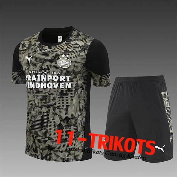 PSV Eindhoven Trainingstrikot Kinder Braun/Schwarz 2025/2026