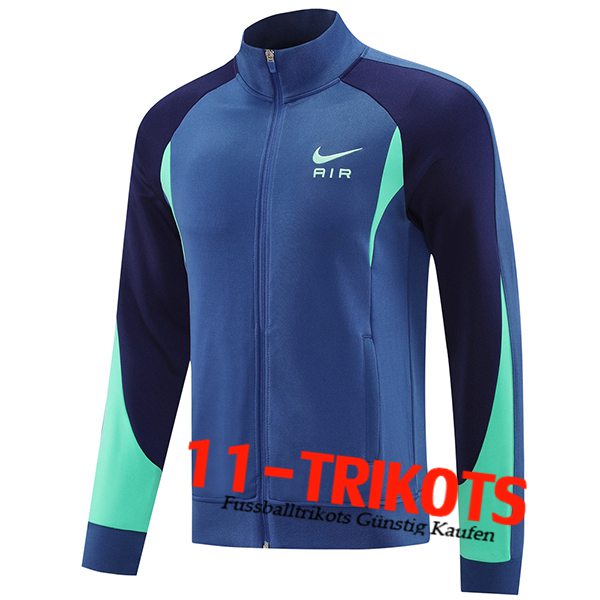 Nike Trainingsjacke Blau/Grün 2025/2026 -02