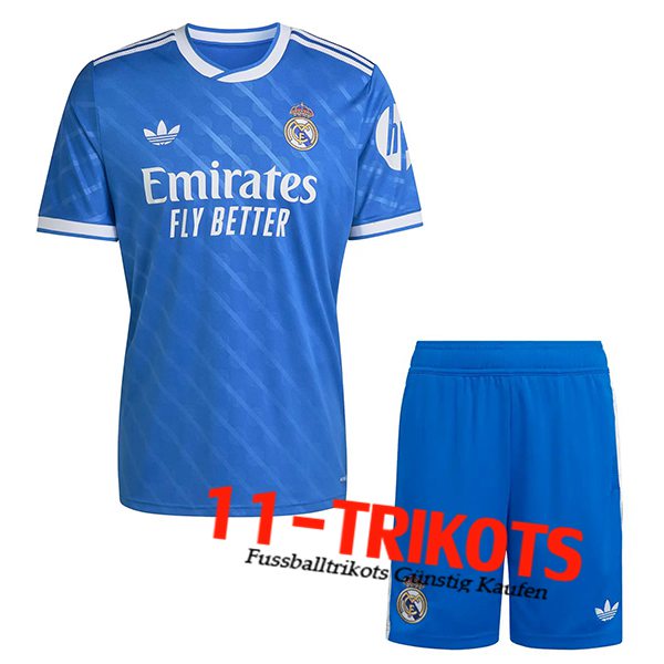 Neues Real Madrid Kinder Third Trikot 2025/2026