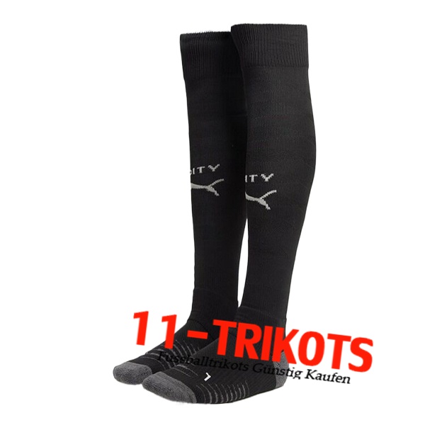 Manchester City Fussball Socken Auswärtstrikot 2025/2026