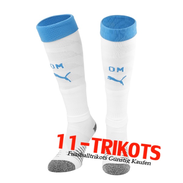 Marseille OM Fussball Socken Heimtrikot 2025/2026