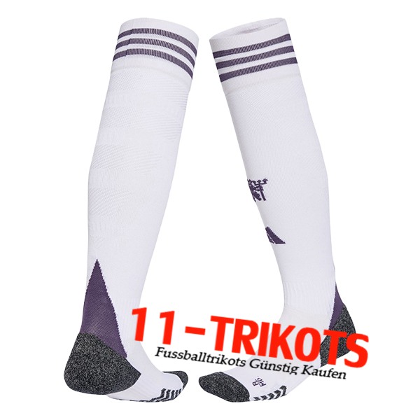 Manchester United Fussball Socken Auswärtstrikot 2025/2026