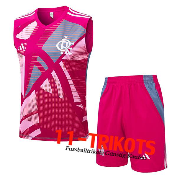 Flamengo Trainings-Tanktops Rosa/Grau 2025/2026