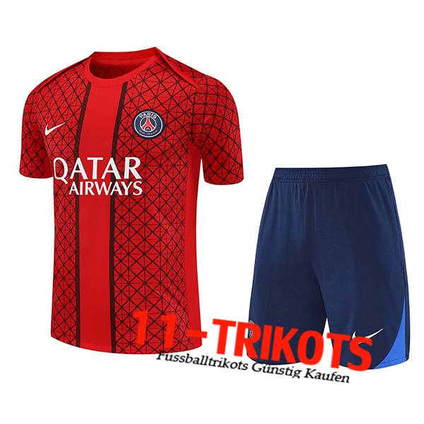 PSG Trainingstrikot Rot 2025/2026 -02
