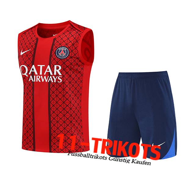 PSG Trainings-Tanktops Rot 2025/2026