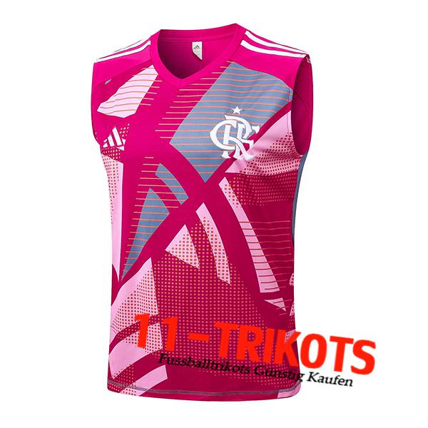 Flamengo Trainings-Tanktops Rosa/Grau 2025/2026