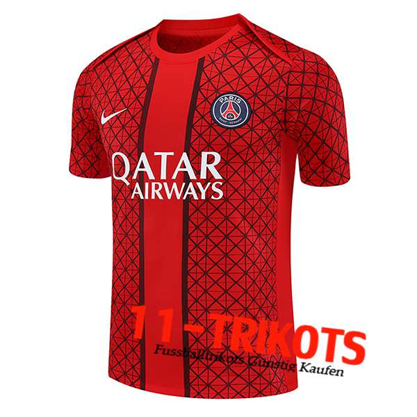 PSG Trainingstrikot Rot 2025/2026 -02