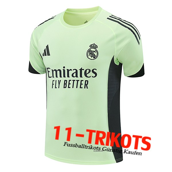 Real Madrid Trainingstrikot Grün/Schwarz 2025/2026 -02