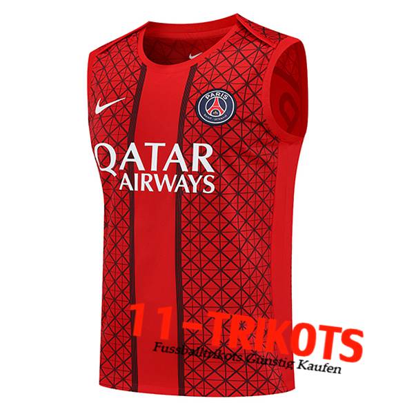 PSG Trainings-Tanktops Rot 2025/2026