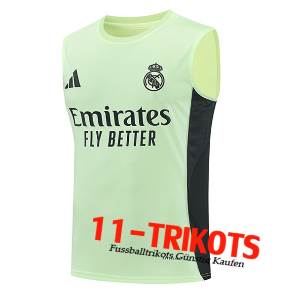 Real Madrid Trainings-Tanktops Grün/Schwarz 2025/2026