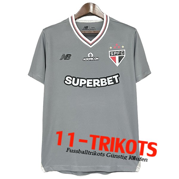 Sao Paulo FC Trainingstrikot Grau 2025/2026 -03