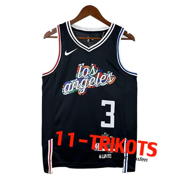 Los Angeles Clippers Trikot (PAUL #3) 2025/26 Schwarz