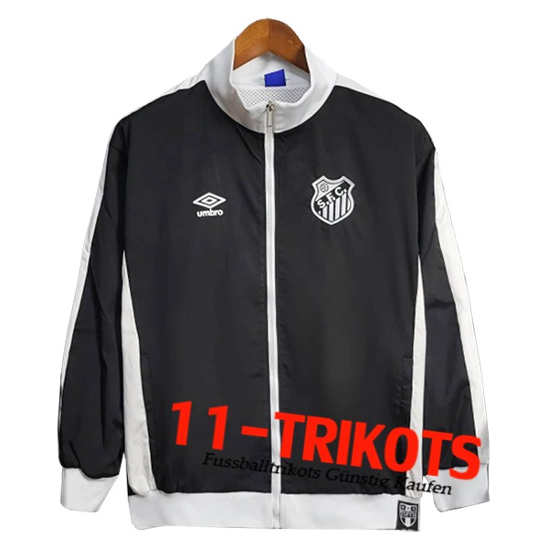 Santos Windjacke Schwarz/Weiß 2025/2026