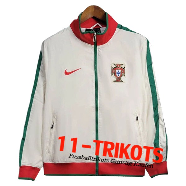 Portugal Windjacke Weiß/Rot/Grün 2025/2026