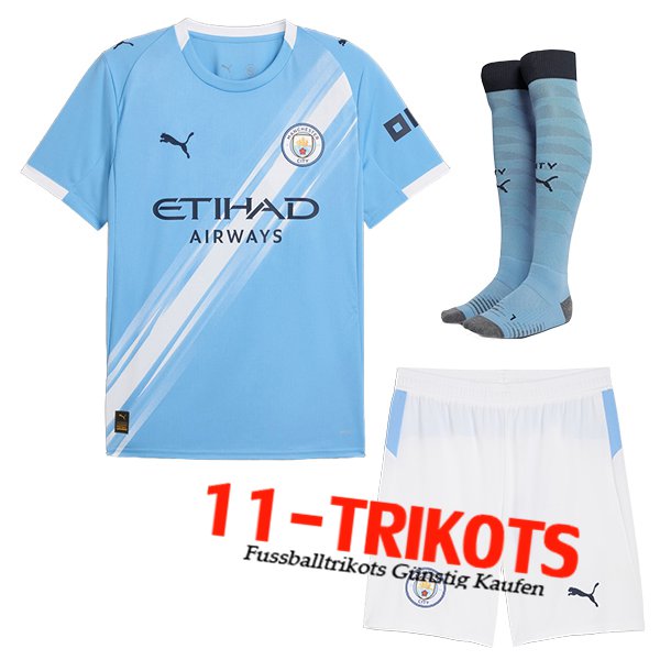 Manchester City Heimtrikot (Shorts + Socken) 2025/2026