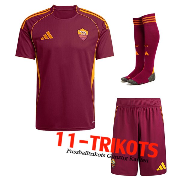 AS Rom Heimtrikot (Shorts + Socken) 2025/2026