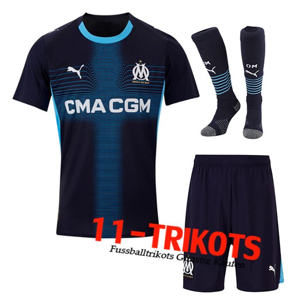 Marseille OM Auswärtstrikot (Shorts + Socken) 2025/2026