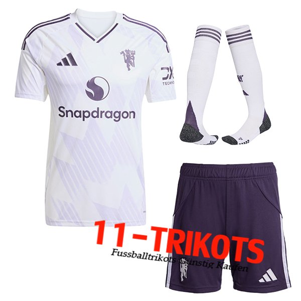 Manchester United Auswärtstrikot (Shorts + Socken) 2025/2026
