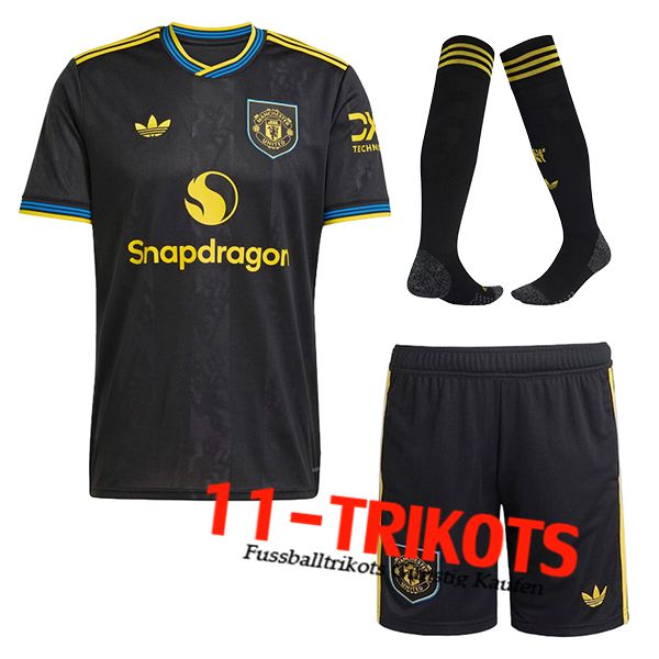 Manchester United Third Trikot (Shorts + Socken) 2025/2026