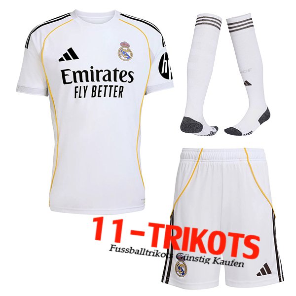 Real Madrid Heimtrikot (Shorts + Socken) 2025/2026