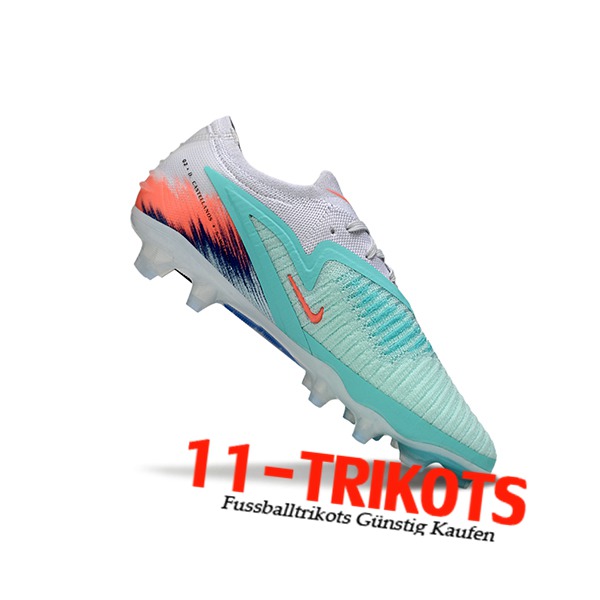 Nike Fussballschuhe Phantom GX III Elite FG Grau/Grün -02