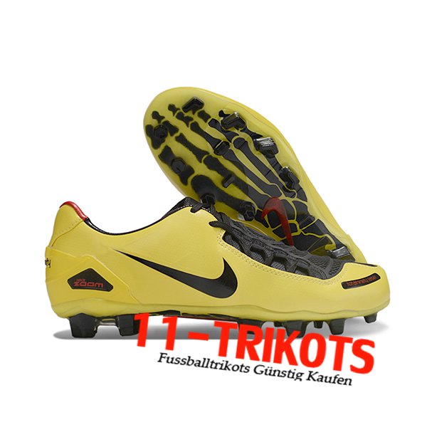 Nike Fussballschuhe TOTAL 90 LASER FG Gelb/Schwarz