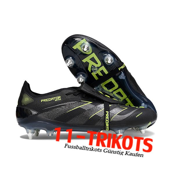 Adidas Fussballschuhe 25 Predator Elite SG Schwarz/Grün -02