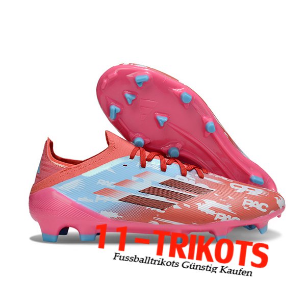 Adidas Fussballschuhe F50 Elite FG Rot/Blau/Rosa