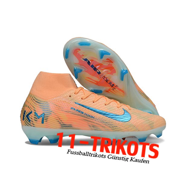 Nike Fussballschuhe Air Zoom Mercurial Superfly IIX Elite FG Orange/Blau  Nike Fussballschuhe Air Zoom Mercurial Superfly IIX Elite FG Orange/Blau
